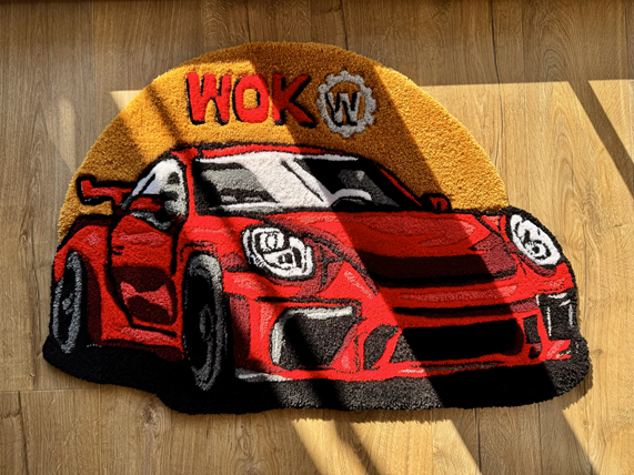 Guten Rug Tufting Studio Car rug 1