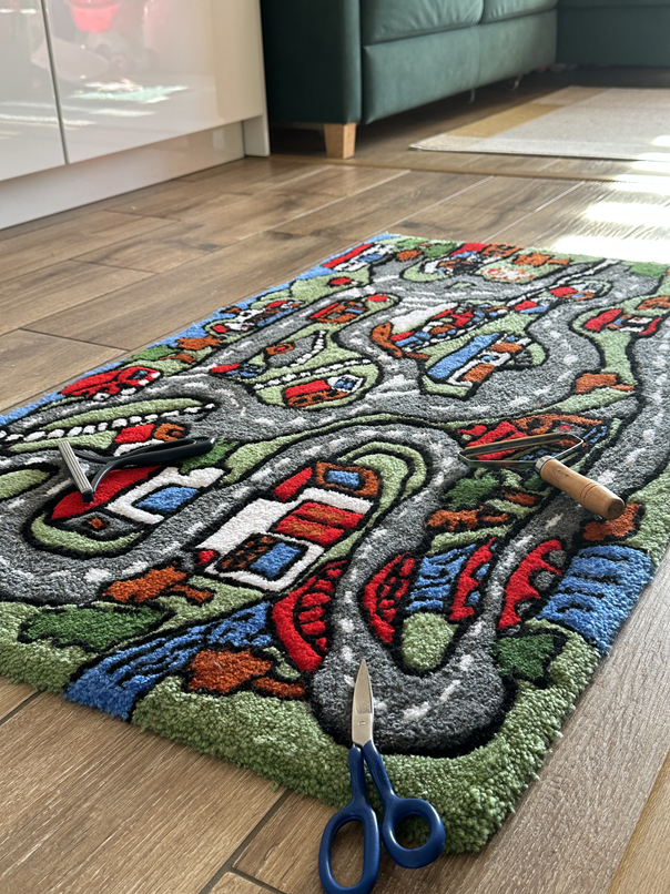 Guten Rug Tufting Studio Playground rug 2